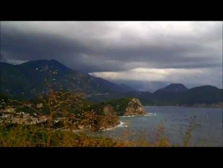 Бечичи, Черногория. дороги, montenegro road Видео