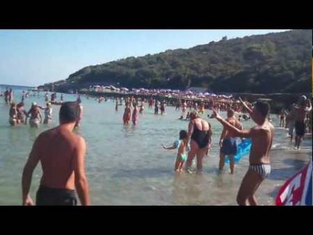 черногория.пляж Трстен город Будва Видео